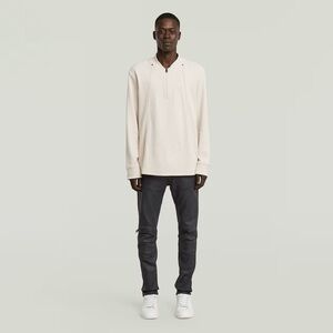 G-Star Raw black jeans zip knee jeans